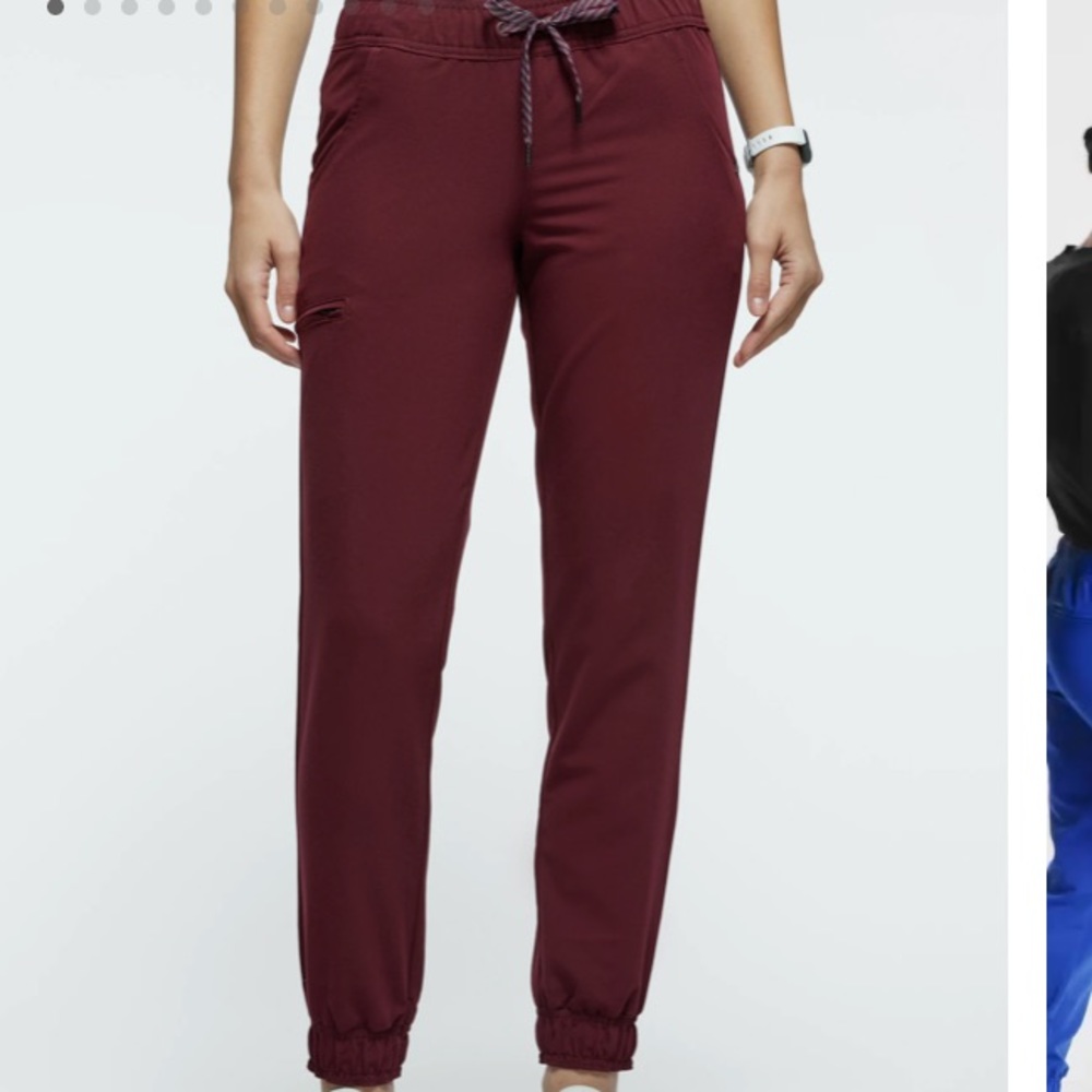 Jaanu “wine” 5 pocket joggers scrub pants